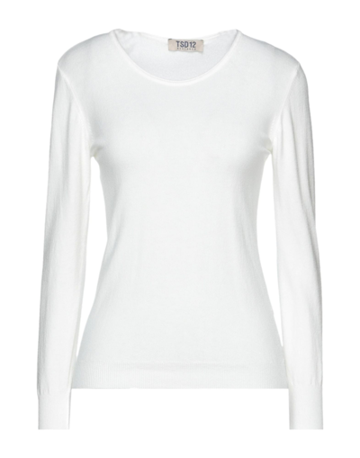 Tsd12 Sweaters In White