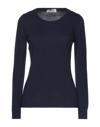 TSD12 TSD12 WOMAN SWEATER MIDNIGHT BLUE SIZE XL VISCOSE, WOOL, POLYAMIDE, CASHMERE