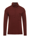 Daniele Alessandrini Homme Turtlenecks In Rust