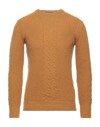 Grey Daniele Alessandrini Sweaters In Ocher