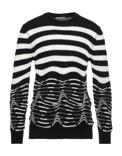 Grey Daniele Alessandrini Sweaters In Black