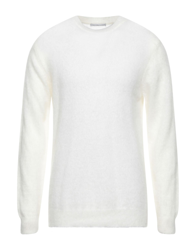 Grey Daniele Alessandrini Sweaters In Ivory