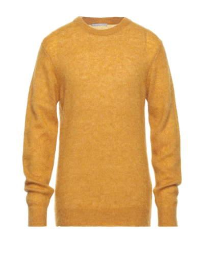 Grey Daniele Alessandrini Sweaters In Yellow