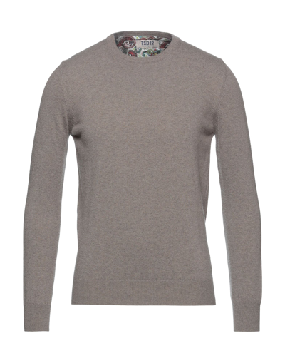 Tsd12 Sweaters In Beige