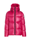 Canada Goose Crofton Hooded Puffer Jacket In Burdock Pink