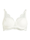 Simone Perele Karma Moulded-cup Stretch-lace Bra In Beige