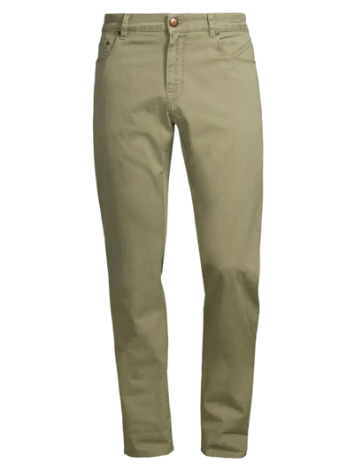 Pt01 Straight-leg Delave Stretch Jeans In Military