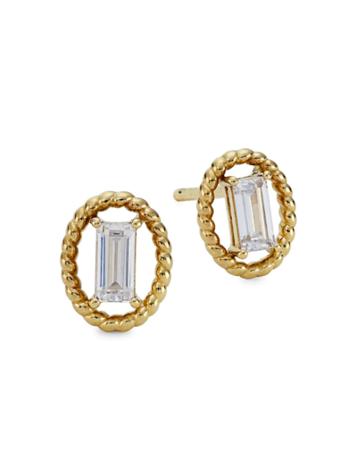 Adriana Orsini Veritas 18k Goldplated Cubic Zirconia Earrings