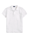 POLO RALPH LAUREN WOMEN'S EYELET COTTON POLO SHIRT