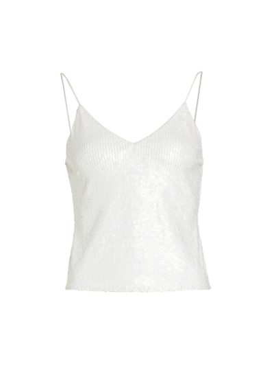 Alice And Olivia Dembray Camisole In Off White