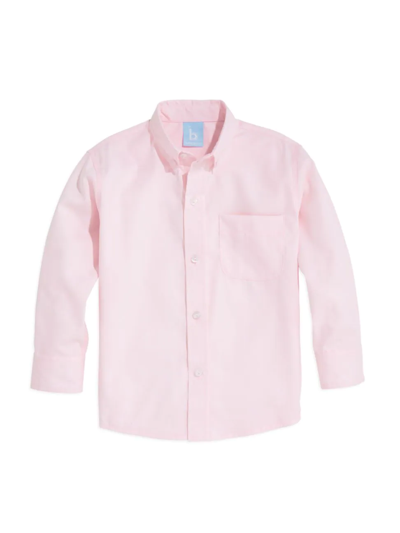 Bella Bliss Kids' Little Boy's & Boy's Poplin Button-down Shirt In Pink
