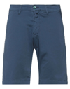 Barbati Man Shorts & Bermuda Shorts Midnight Blue Size 28 Cotton, Elastane