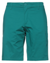 Armani Exchange Shorts & Bermuda Shorts In Deep Jade