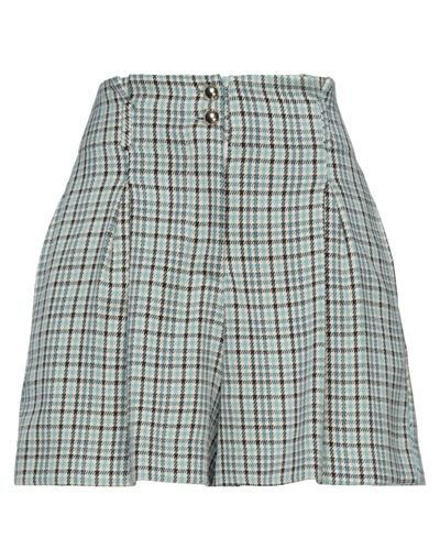 Pinko Woman Shorts & Bermuda Shorts Green Size 6 Polyester, Viscose, Elastane