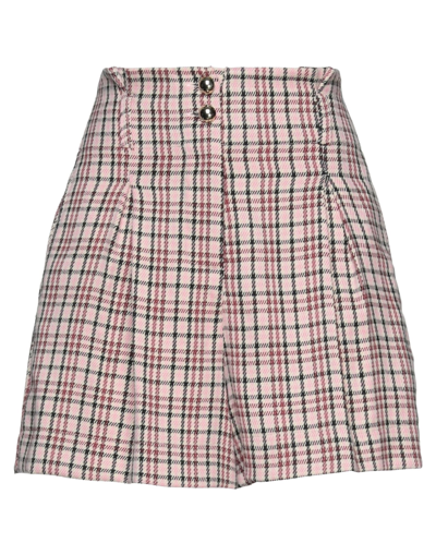 Pinko Woman Shorts & Bermuda Shorts Pink Size 10 Polyester, Viscose, Elastane