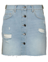 Liu •jo Denim Skirts In Blue