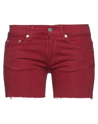Dondup Denim Shorts In Red