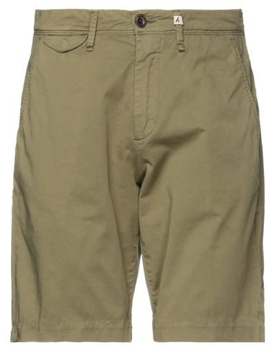 Myths Man Shorts & Bermuda Shorts Military Green Size 30 Cotton, Elastane In Green