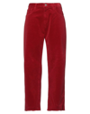 Massimo Alba Red Corduroy Cotton Pants