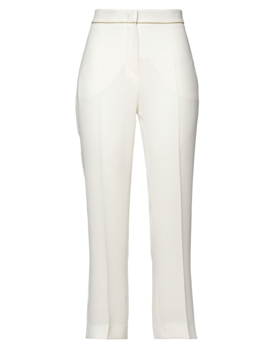 Max Mara Woman Pants White Size 8 Triacetate, Polyester