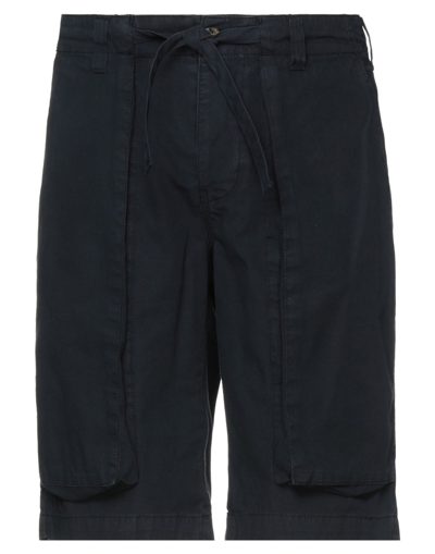 Mc2 Saint Barth Man Shorts & Bermuda Shorts Midnight Blue Size Xl Cotton