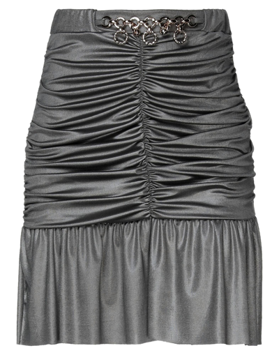 Vanessa Scott Mini Skirts In Grey