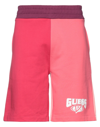 Guess Man Shorts & Bermuda Shorts Coral Size S Cotton In Red
