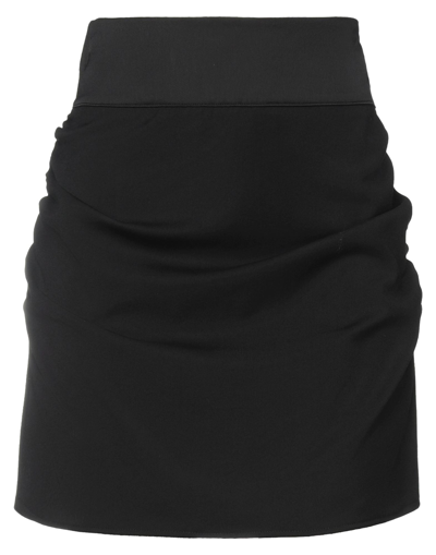Haveone Mini Skirts In Black