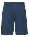 Myths Man Shorts & Bermuda Shorts Blue Size 28 Cotton, Elastane