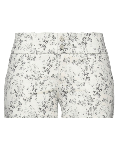 Jacob Cohёn Woman Shorts & Bermuda Shorts White Size 27 Cotton, Elastane