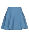 Valentino Mini Skirts In Pastel Blue