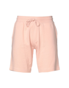 Selected Homme Man Shorts & Bermuda Shorts Light Pink Size S Organic Cotton