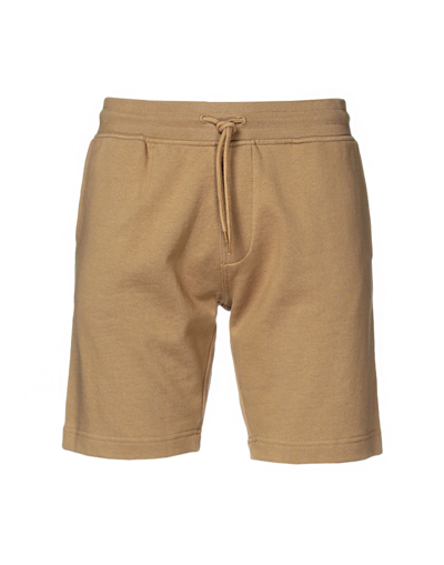 Selected Homme Man Shorts & Bermuda Shorts Khaki Size Xl Organic Cotton In Beige