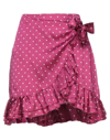 Soallure Mini Skirts In Fuchsia