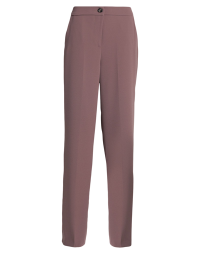 Soallure Woman Pants Cocoa Size 2 Polyester In Brown