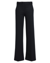 Theory Demitria Admiral Crepe Flare-leg Pants In Dark Blue