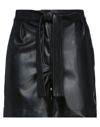 Pinko Woman Shorts & Bermuda Shorts Black Size 4 Cotton, Polyurethane