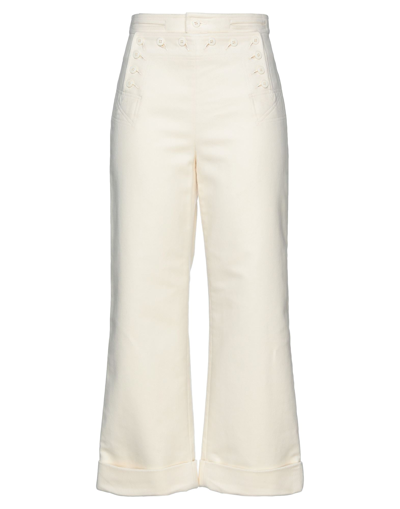 Tory Burch Pants In White