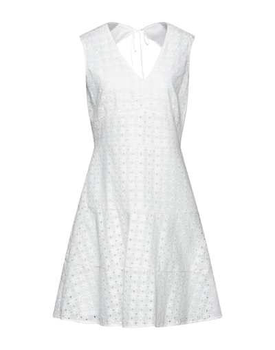 Caractere Short Dresses In White