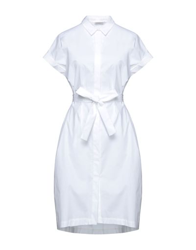 Cappellini By Peserico Midi Dresses In White