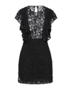 Patrizia Pepe Short Dresses In Black