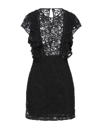 Patrizia Pepe Short Dresses In Black