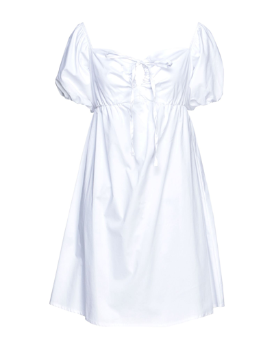 Relish Short Dresses In White