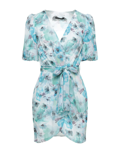 Patrizia Pepe Sera Short Dresses In Blue