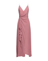 Atos Lombardini Long Dresses In Pink