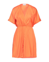Simona-a Short Dresses In Orange