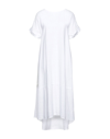 Rossopuro Midi Dresses In White