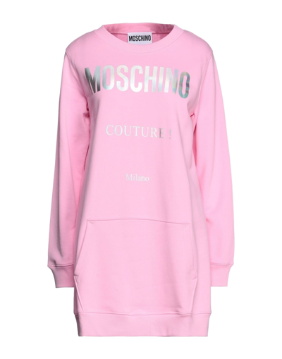 Moschino Short Dresses In Pink