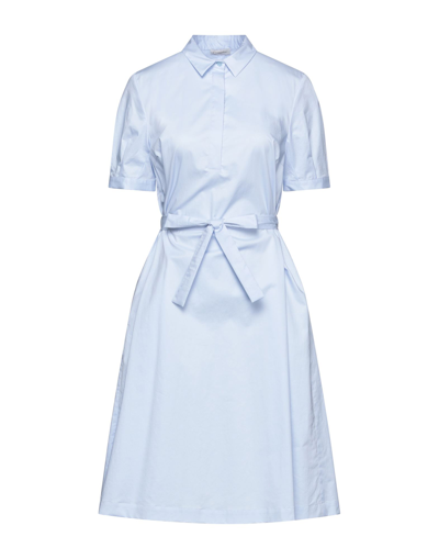 Cappellini By Peserico Midi Dresses In Sky Blue