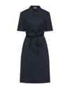Cappellini By Peserico Midi Dresses In Dark Blue